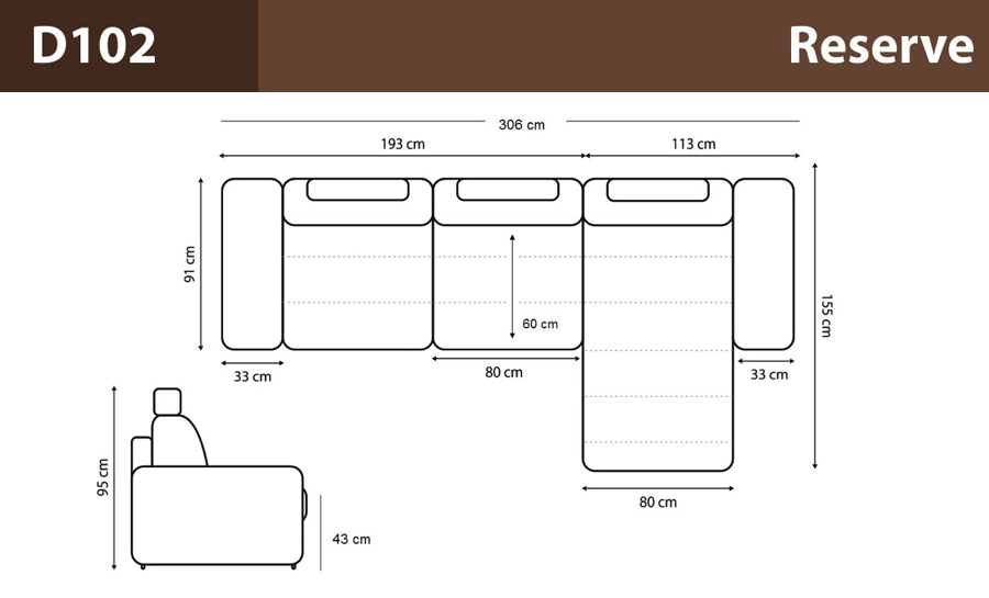 Reserve Leather Sofa Lounge Set